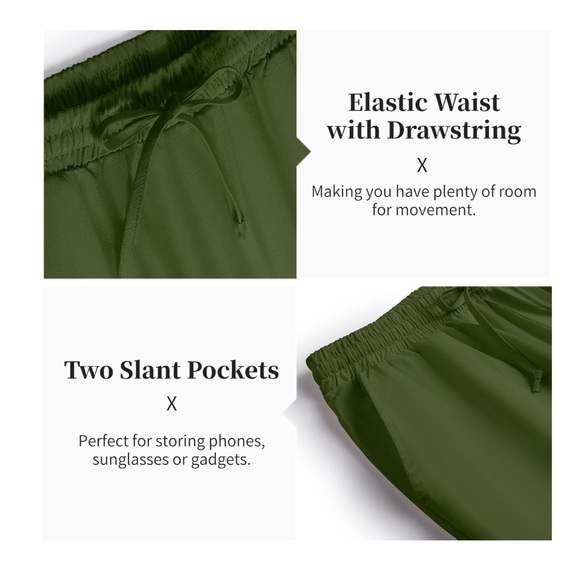 NWT Men's 2 Pieces Cotton Linen Set Casual Short Sleeve Shirt Beach Yoga Pants - Picture 5 of 7